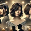 A visually appealing image showcasing Asami Mizukawa-inspired hairstyles featured in Japanese dramas, highlighting Bob, Short, and Long Hair with modern and elegant styling. Set in a cinematic background with soft lighting, capturing the drama-inspired aesthetic. Horizontal composition (16:9).