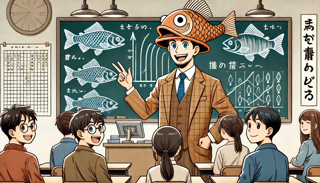 さかなクンの大学での講義イメージ