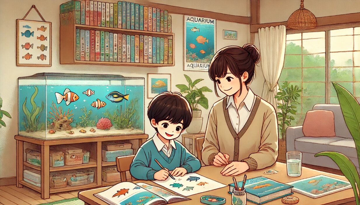さかなクンの実家での昔の生活イメージ
