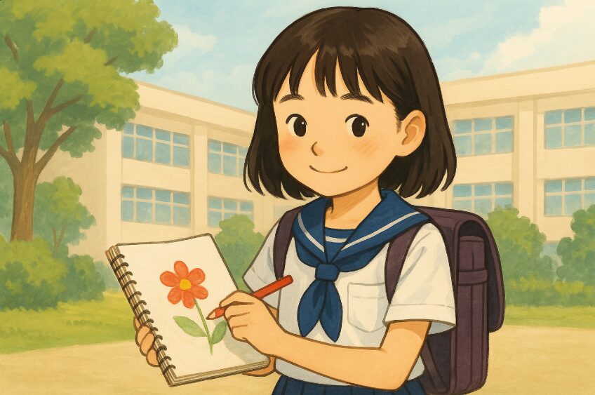 新垣結衣の学生時代のイメージ